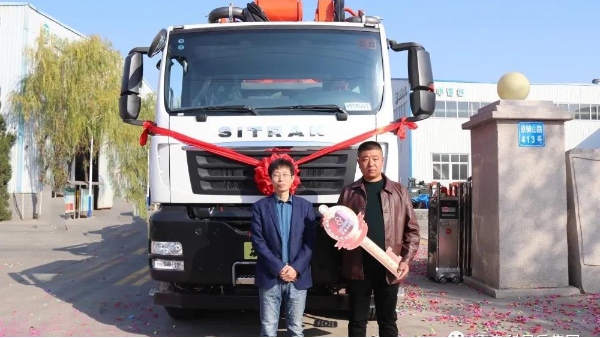 再下一“城”！科尼樂(lè)67米泵車刷新膠州市場(chǎng)新標(biāo)桿！