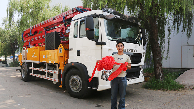 科尼樂混凝土泵車給力，半年時間就回本了