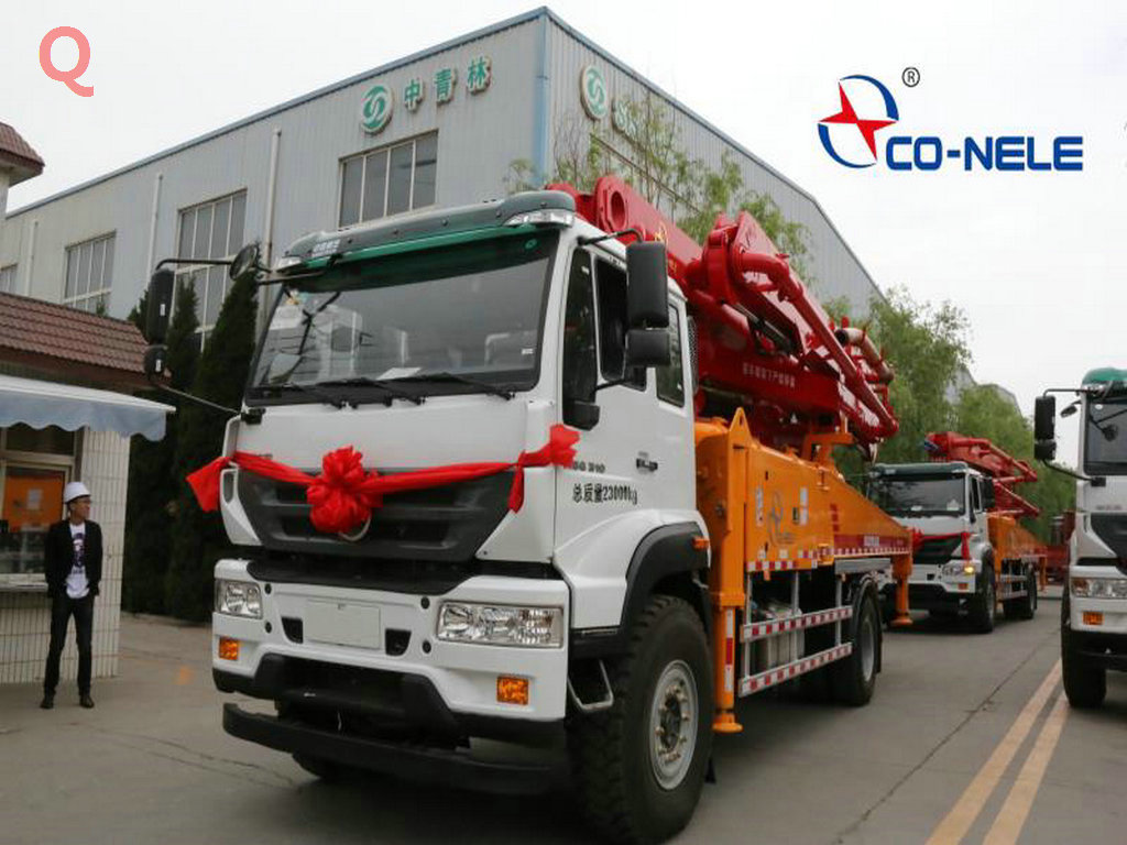 小型泵車，小型混凝土泵車，天泵